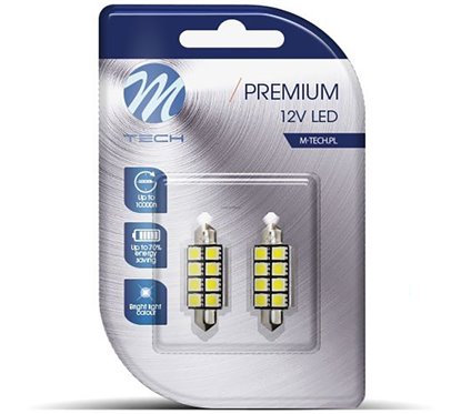 Lamps C5W, 41Mm 12V 8X Smd5050 Canbus 1.92W