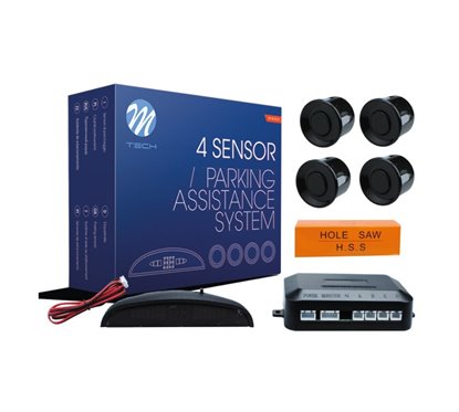Kit 4 sensores estacionamento 21mm PR C/DISP