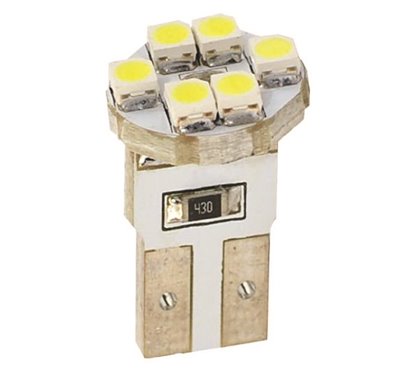 Lamps Led W5W 6Xsmd2835 Osr 12V White