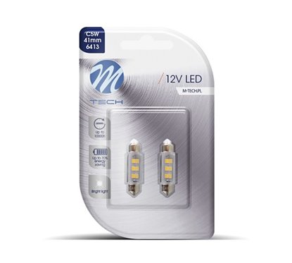LAMPS LED C5W 41mm 6xSMD2835 OSR 12v White