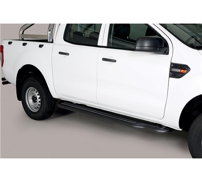 Marche Pieds Ford Ranger DC 16-22 Inoxydable Noir Avec Plateforme