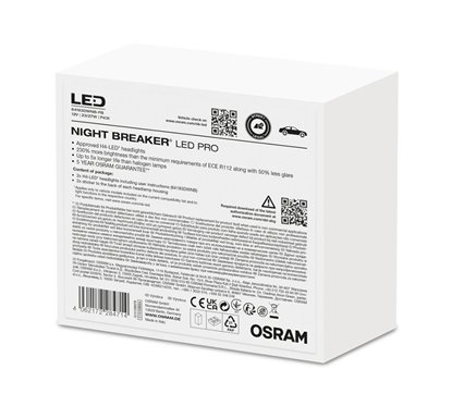 KIT LED N-BREAKER H4 12V 27/23W 6000K LEG OSRAM