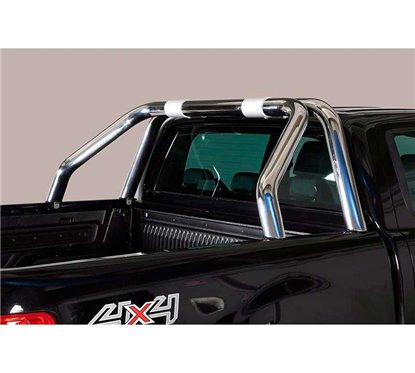 Short Roll-Bar Ford Ranger 2012+ Stainless Steel W/O Brand Logo