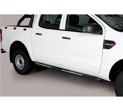 Marche Pieds Ford Ranger 16-22 DC Inoxydable Noir DSP