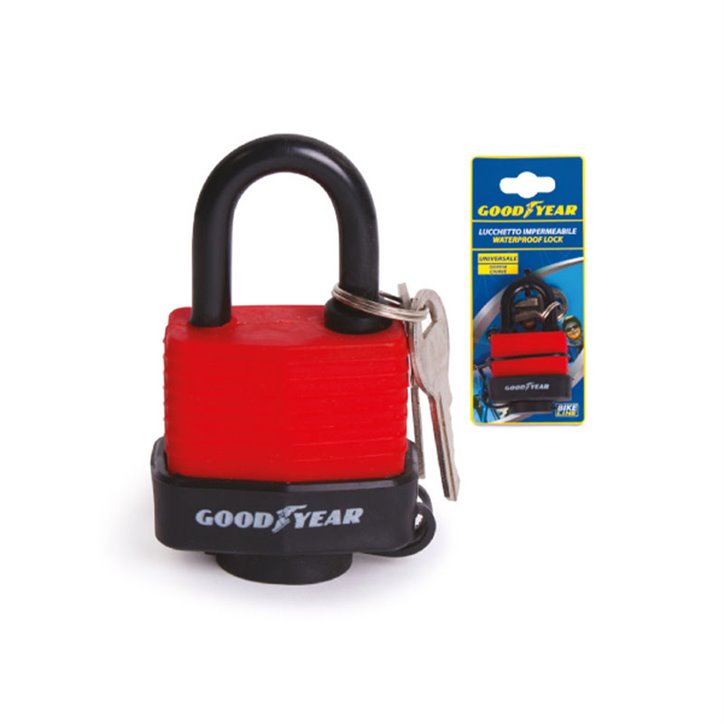 [30.79200] Waterproof Chain w/ Key For Bike GOODYEAR