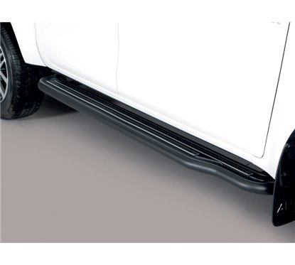 Side Steps Ford Ranger EC 2023+ Stainless Steel Black W/ Platform
