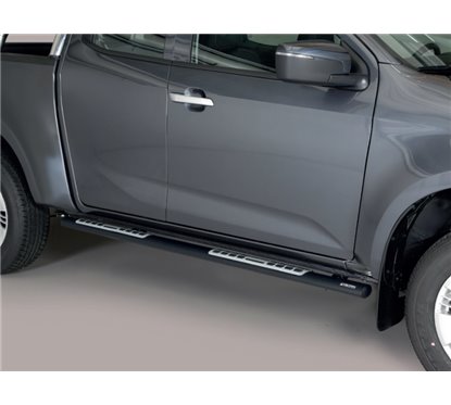 Side Steps Ford Ranger EC 2023+ Stainless Steel Black DSP