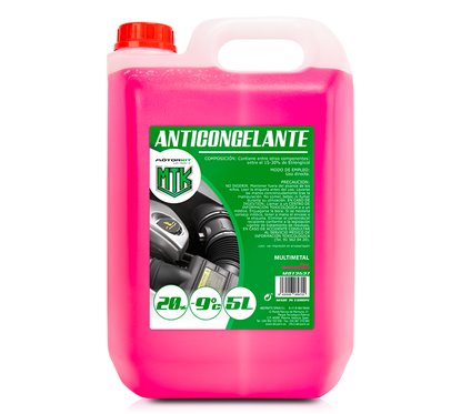Anticongelante 5L MOTORKIT 20% Rosa OAT - Protección -9°C