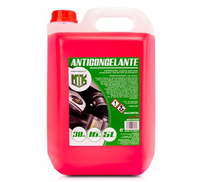 Antifreeze 5L MOTORKIT 30% Pink OAT - Protection -16°C