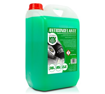 Antigel 5L MOTORKIT 30% Vert OAT - Protection -16°C