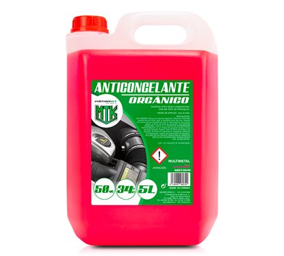 Anticongelante 5L MOTORKIT 50% Rosa OAT - Protección -34°C