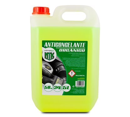 Antifreeze 5L 50% Organic Yellow
