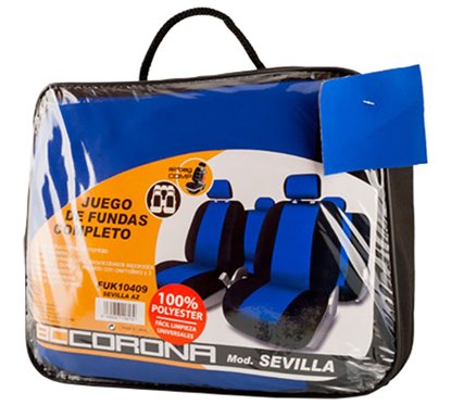 Kit Coberturas de Bancos Sevilla Azul