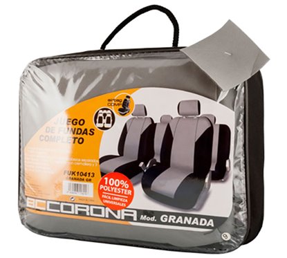 Kit Coberturas de Bancos Granada Cinza