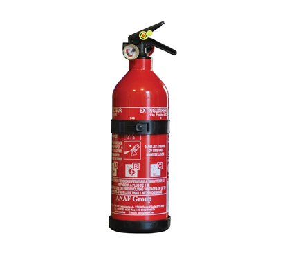 Fire extinguisher EN3 1KG w / pressure gauge