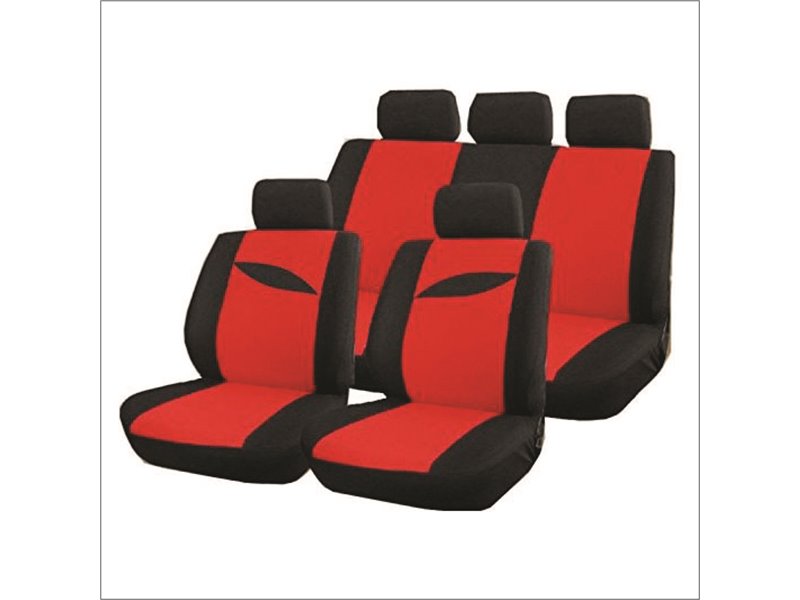 Kit Coberturas de Bancos Scenario Vermelho / Preto