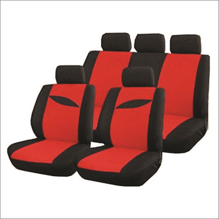 Kit Coberturas de Bancos Scenario Vermelho / Preto