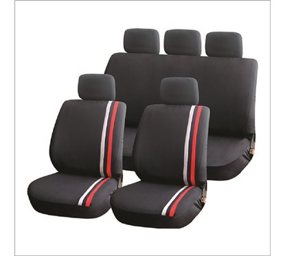 Kit Coberturas de Bancos Super Racing Vermelho / Branco