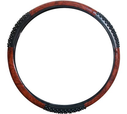 Funda para Volante Masaje Imitación Madera