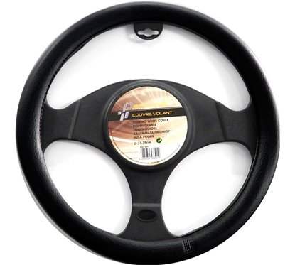 Funda para Volante Imitacion de Cuero Negro