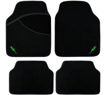 Juego 4 Alfombras Gecko Verde