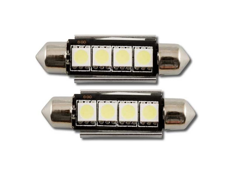Kit Bulbs Canbus SMD 42mm Tubular 4 LED