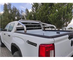 Roll-Bar VW Amarok 2023+ Inox C/ Protecion de Vidrio