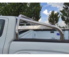 Roll-Bar VW Amarok 2023+ Inox C/ Protecion de Vidrio