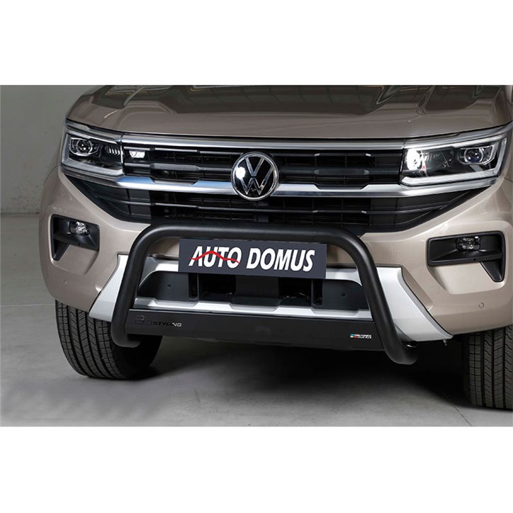 Big Bar U VW Amarok 2023+ Stainless Steel Black W/EC