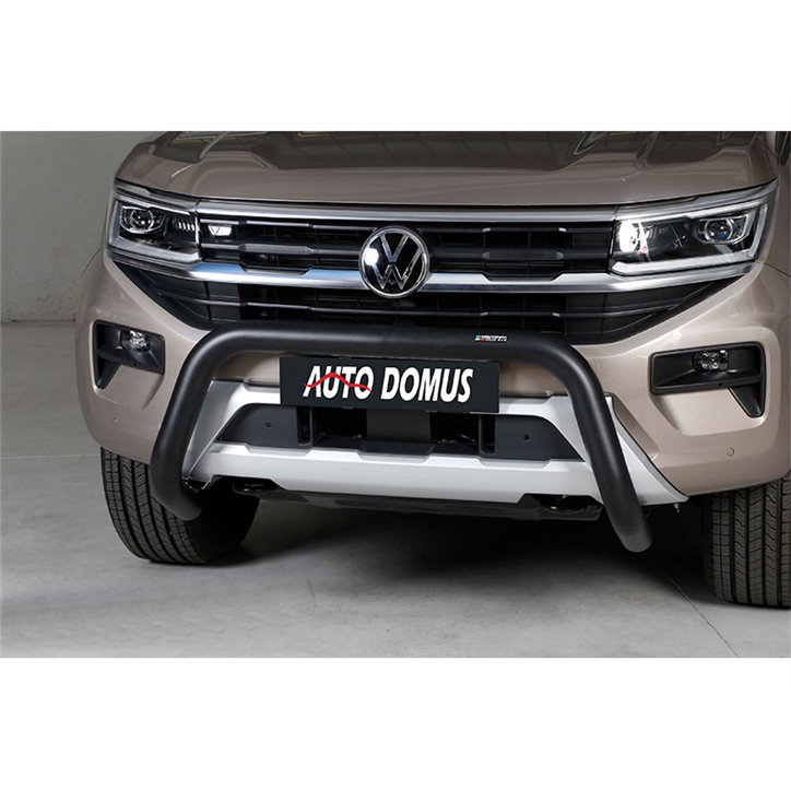 Big Bar U VW Amarok 2023+ Inoxydable Noir 76MM Avec EC