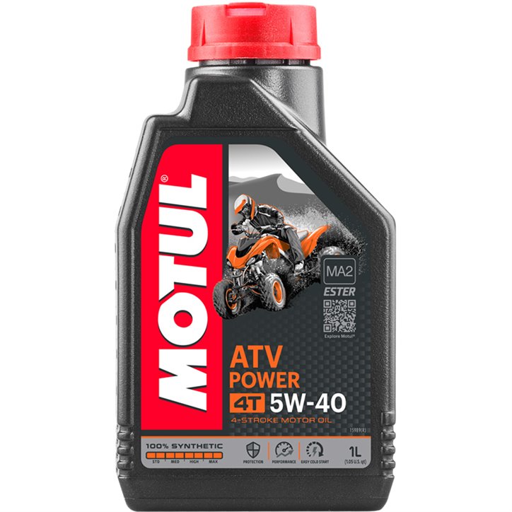 [22.105897] Oil 4X4 ATV Power 4T 5W40 1L Motul