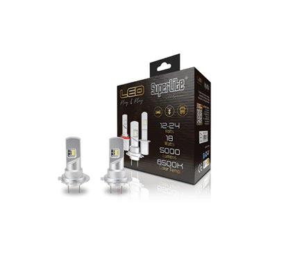 [04.BOM12317] Kit Bulbs Halo LED H7 Plug&play Gold