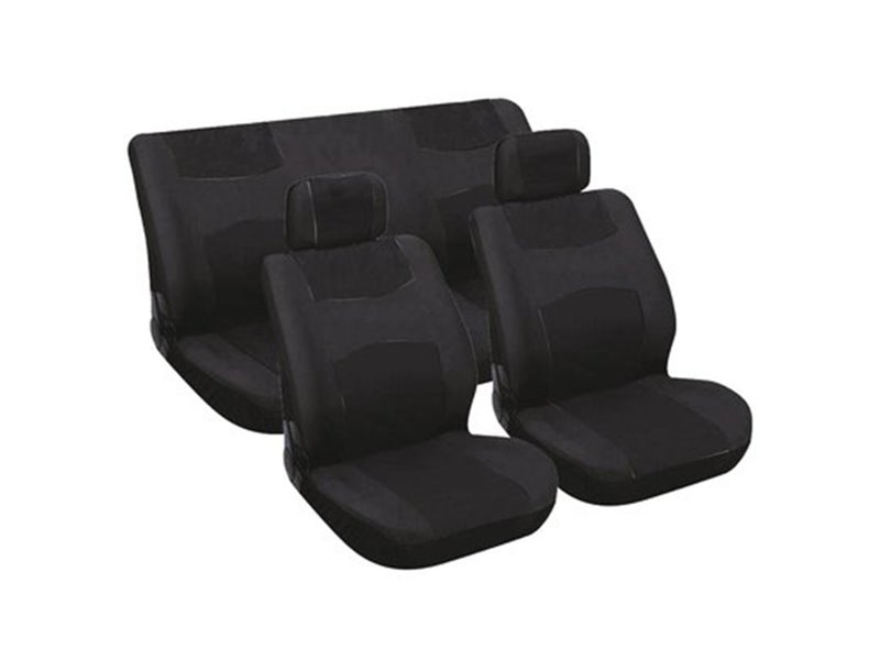 Fundas de Asiento Sin Airbag (Unidades de 6) Negro Fundas de Asiento Sin Airbag (Unidades de 6) Negro