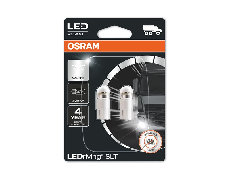 Kit 2 Lampes W5W 24V/1W OSRAM LEDriving® SLT Kit 2 Lampes W5W 24V/1W OSRAM LEDriving® SLT