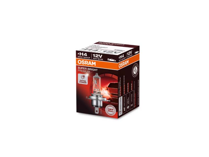 Lampe H4 12V 100/90W OSRAM Super Bright® Premium Lampe H4 12V 100/90W OSRAM Super Bright® Premium