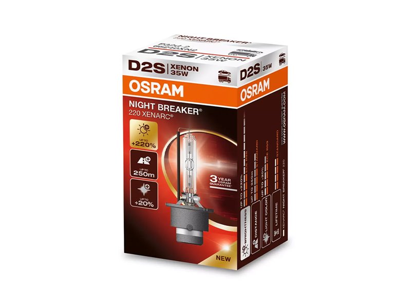 Lámpara D2S 85V/35W OSRAM Night Beaker® 220 Lámpara D2S 85V/35W OSRAM Night Beaker® 220