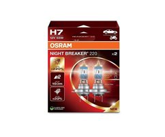 Kit 2 Lâmpadas H7 12V/55W OSRAM Night Beaker® 200 HB