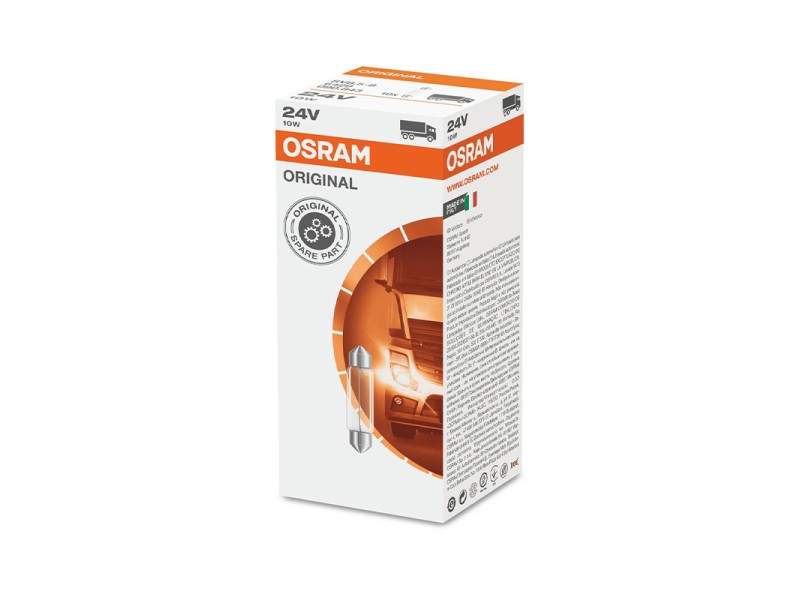 Kit 10 Lampes SV8.5-8 24V/10W OSRAM Original Line® Kit 10 Lampes SV8.5-8 24V/10W OSRAM Original Line®