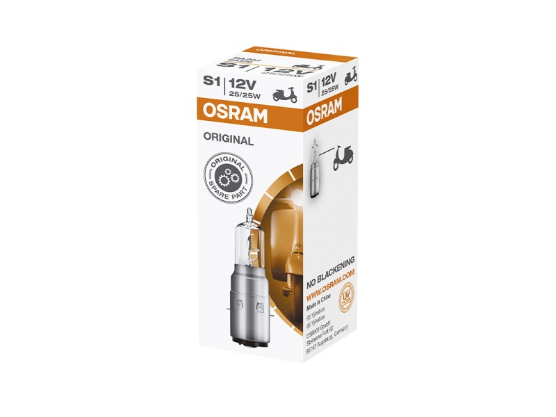Lampe S1 12V 25/25W OSRAM OSRAM Original Line® Motorcycle Lampe S1 12V 25/25W OSRAM OSRAM Original Line® Motorcycle