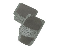 Kit Tapetes PVC e Alcatifa - PARIS - Cinzento