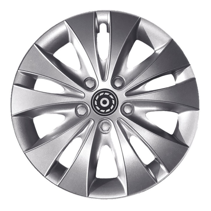 Juego Tapacubos STORM 14'' KRAWEHL Plata