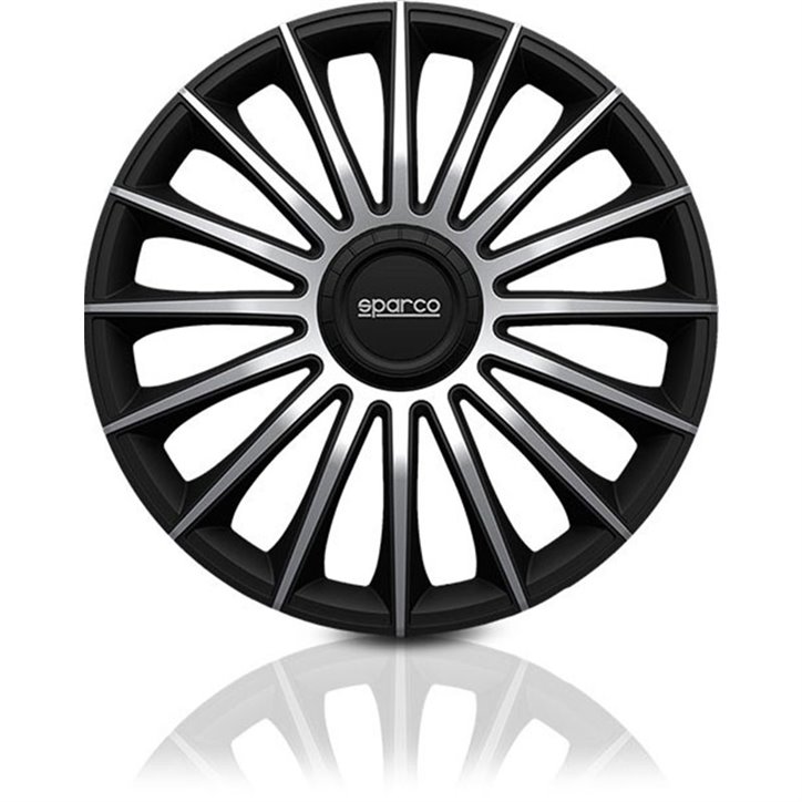 Juego Tapacubos Torino 14'' Sparco Corsa Plata