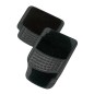 Set of 4 Rubber & Carpet Mat - PARIS - Black Set of 4 Rubber & Carpet Mat - PARIS - Black