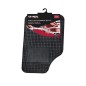 Set of 4 Rubber Mat - MOSCOU - Black Set of 4 Rubber Mat - MOSCOU - Black