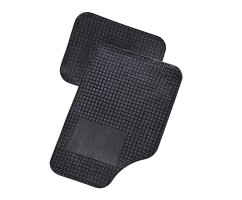 Set of 4 Rubber Mat - MOSCOU - Black