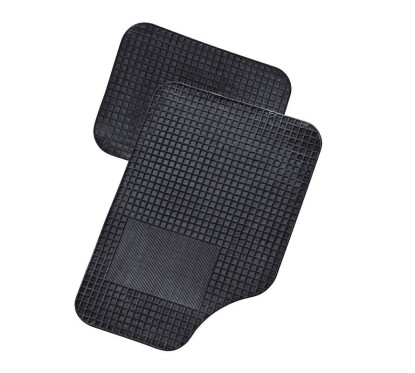 Jeu de 4 Tapis en PVC - MOSCOU - Noir