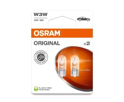 Kit 2 Lámparas W3W 12V/3W OSRAM Original Line® Blister