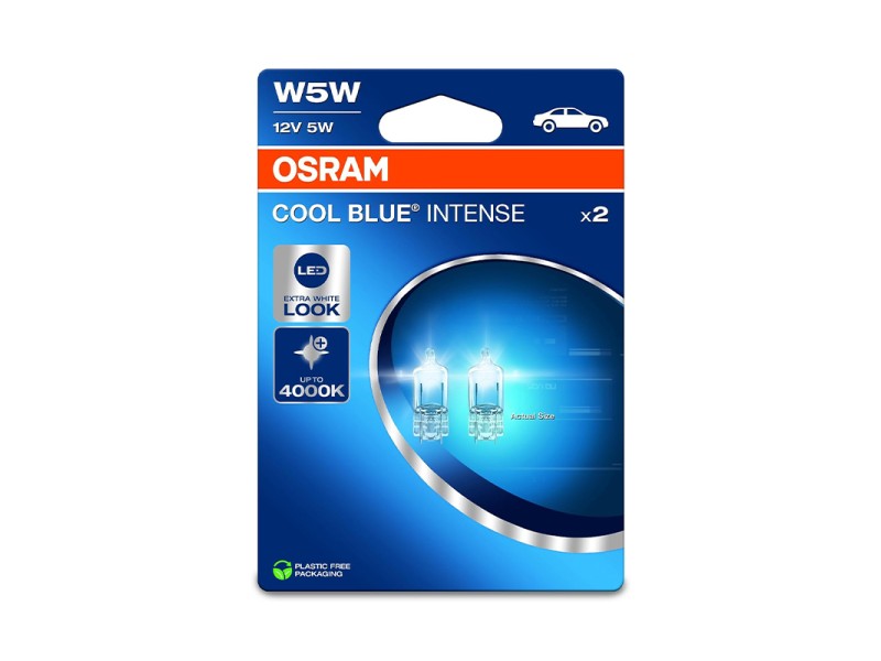 Kit 2 Lampes W5W 12V/5W OSRAM Cool Blue Intense® Blister Kit 2 Lampes W5W 12V/5W OSRAM Cool Blue Intense® Blister
