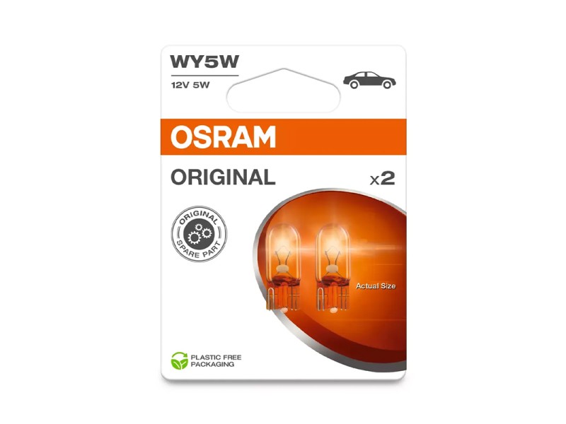 Kit 2 Lámparas WY5W 12V/5W OSRAM Original Line® Blister Kit 2 Lámparas WY5W 12V/5W OSRAM Original Line® Blister