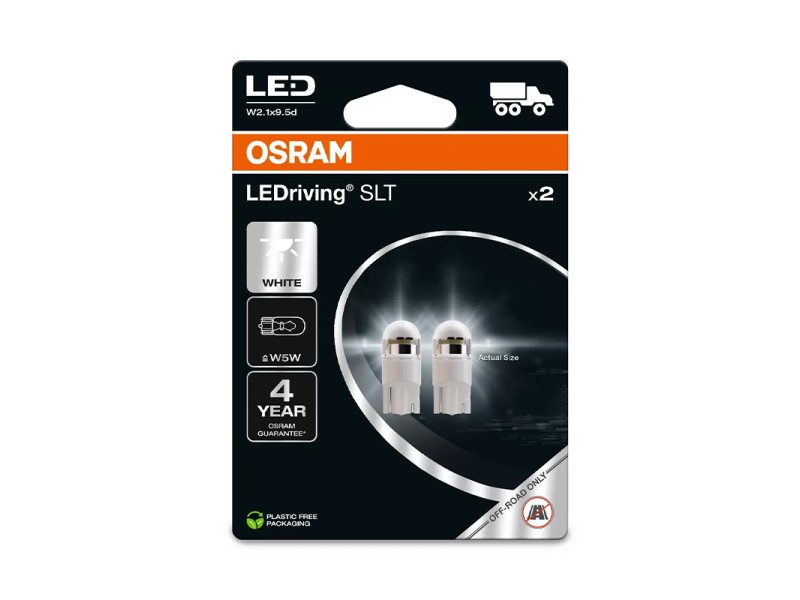 Kit 2 Lâmpadas W5W 24V/1W OSRAM LEDriving® SLT Blister Kit 2 Lâmpadas W5W 24V/1W OSRAM LEDriving® SLT Blister